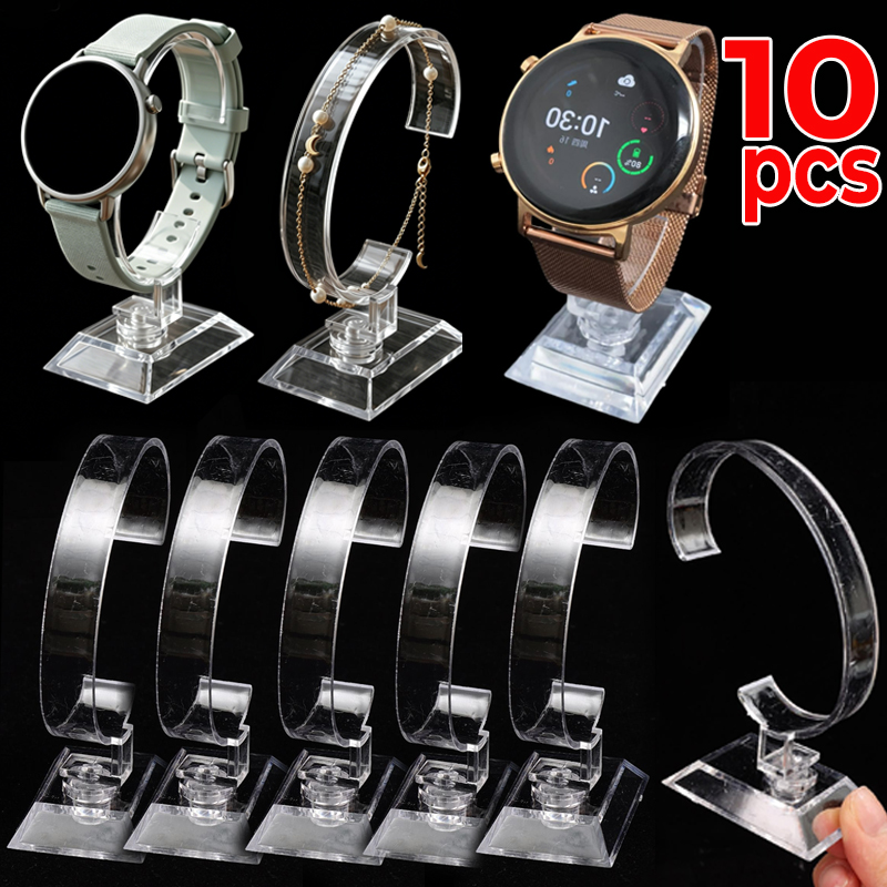Jewelry Like Watches - 투명 시계 진열대 C형 아크릴 홀더