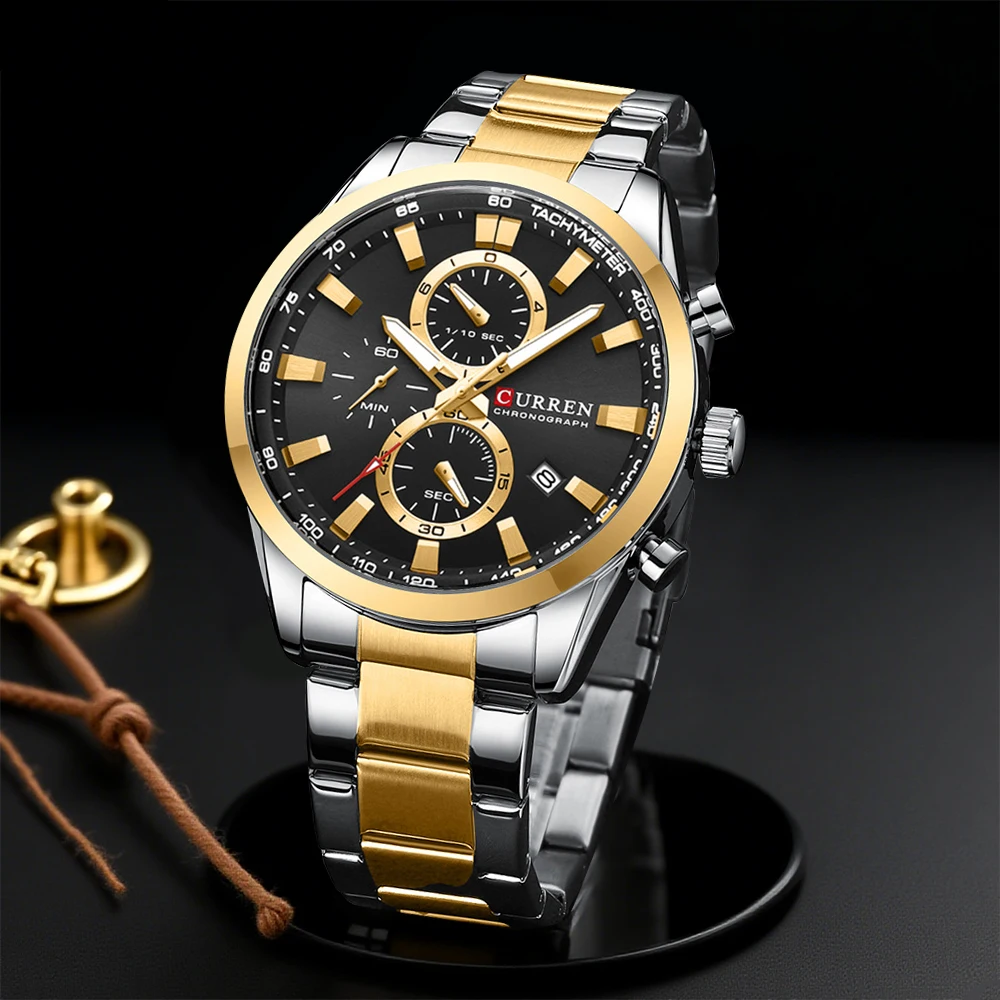 Jewellery Watches - CURREN 캐주얼 쿼츠 크로노 스포츠 시계