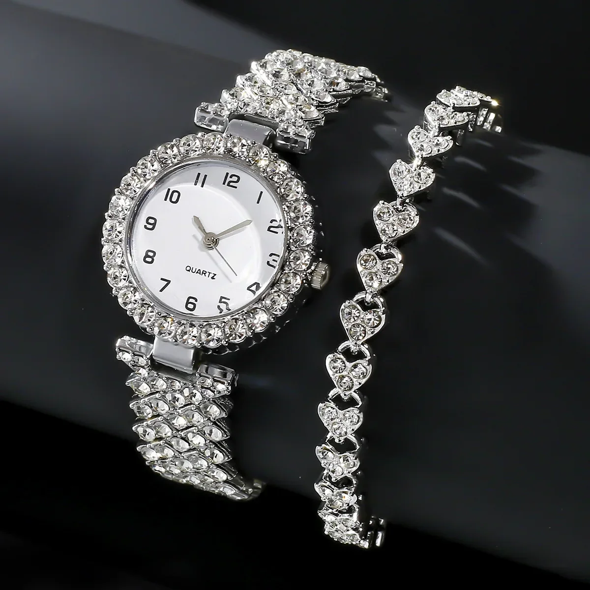 Jewelry Like Watches - 1개/2개 고급 패션 여성 시계 세트