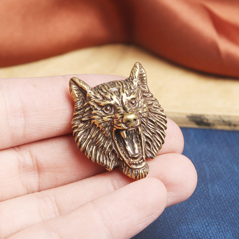 빈티지 조각 늑대 머리 황동 장식 버클, 입체 콘초 스 - Wolf Jewelry & Watches Tampa Reviews 리뷰 및 가격
