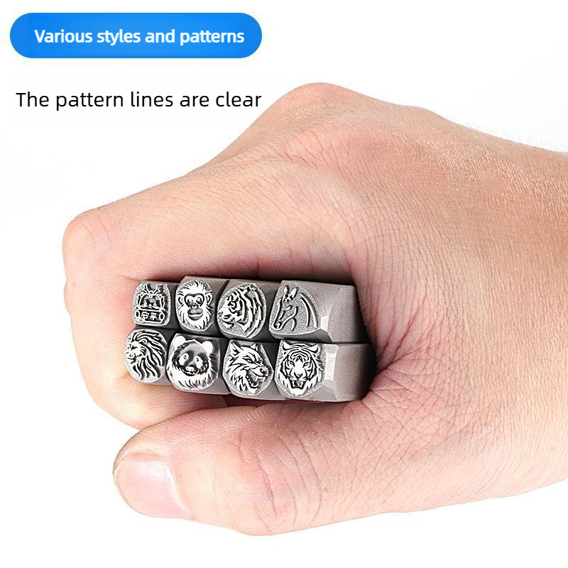 동물 머리 모양 스틸 스탬프 펀치, 사자/늑대 무늬 각 - Wolf Jewelry & Watches Tampa Reviews 리뷰 및 가격