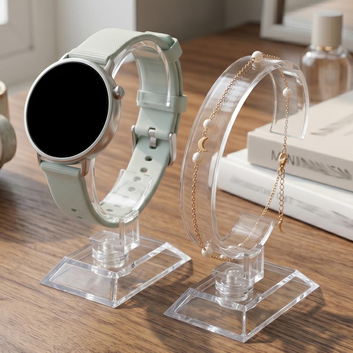 투명 시계 진열대 C형 아크릴 홀더 카운터 쇼케이스 손 - Jewelry Like Watches 리뷰 및 가격