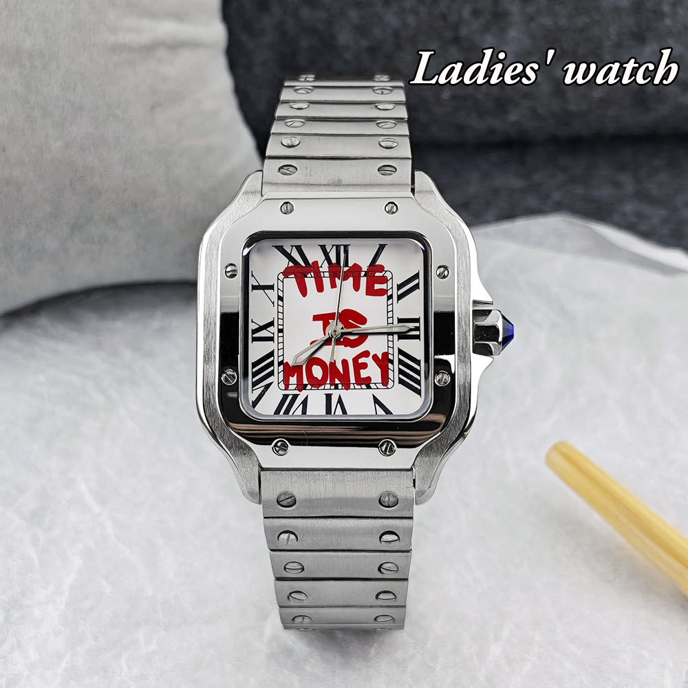 새로운 NH05 스퀘어 시계 시간은 돈이다 시계 여성용 - Jewellery Watches 리뷰 및 가격