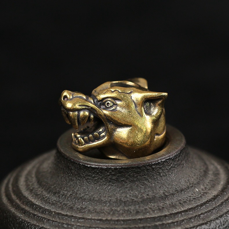 동물 늑대 전사 머리 조각 황동 파라코드 비즈, DIY - Wolf Jewelry & Watches Tampa Reviews 리뷰 및 가격