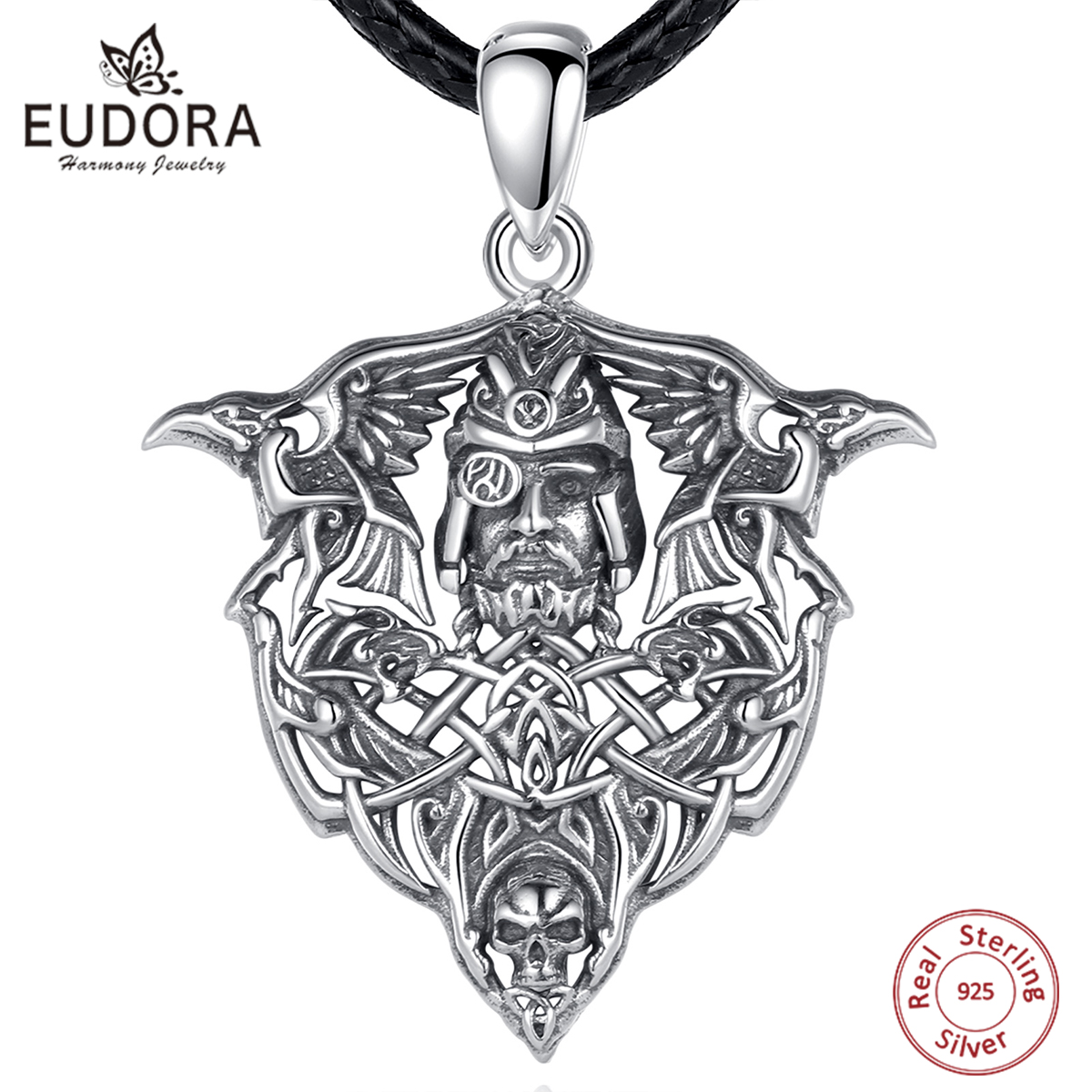 유도라 925 스털링 실버 바이킹 레이븐 울프 목걸이  - Wolf Jewelry & Watches Tampa Reviews 리뷰 및 가격
