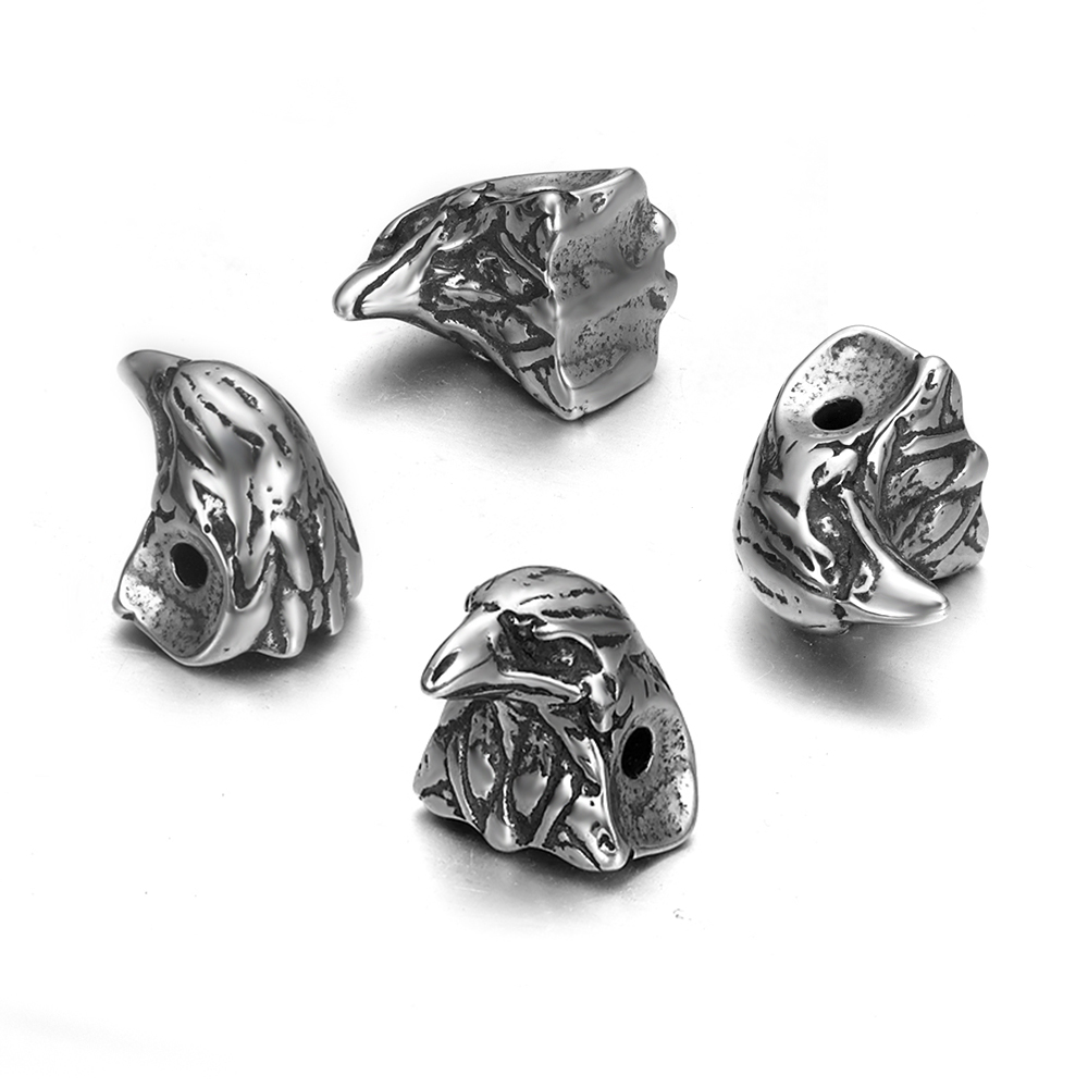 스테인레스 스틸 동물 늑대 바이킹 전사 헬멧 비즈 페르 - Wolf Jewelry & Watches Tampa Reviews 리뷰 및 가격