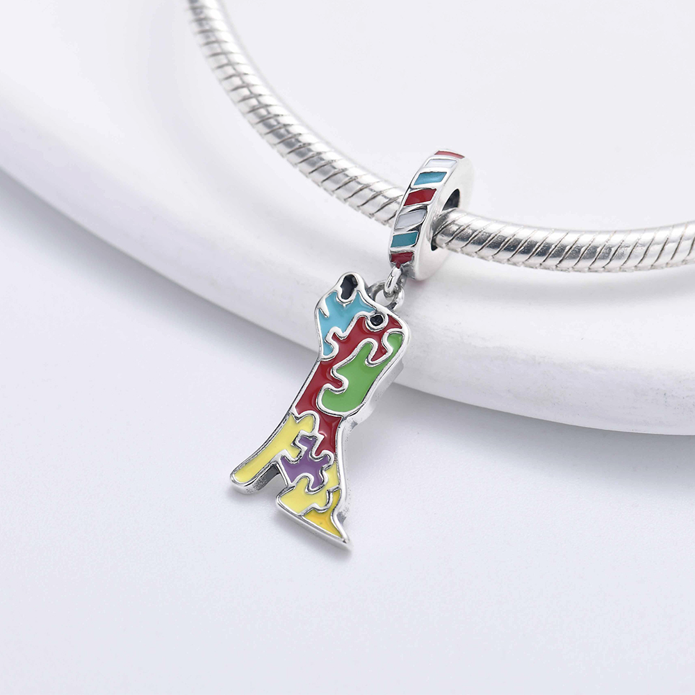 925 스털링 실버 애완동물 크리스탈 참 장식품 강아지 - Wolf Jewelry & Watches Tampa Reviews 리뷰 및 가격