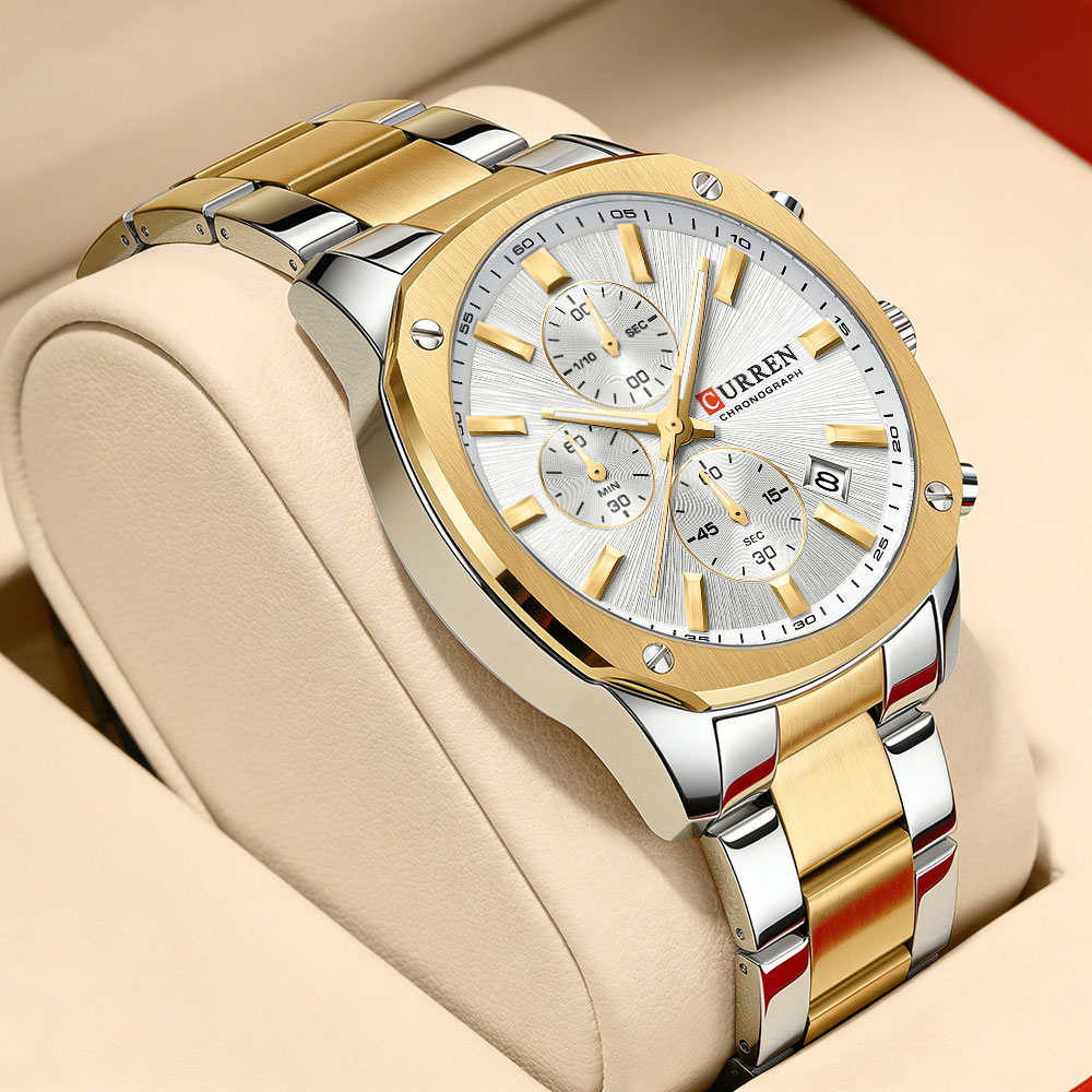 CURREN 모던 남성용 42mm 스포츠 시계 - 스테 - Jewellery Watches 리뷰 및 가격